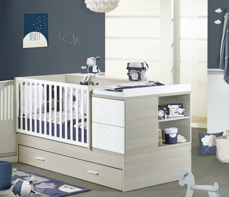 Lit Combine Evolutif 140x70 Sauthon Easy Bebe Et Compagnie