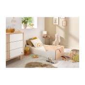 DUO LIT 140X70 EVOLUTIF + COMMODE 3 TIROIRS + PLAN A LANGER SAUTHON NATURE