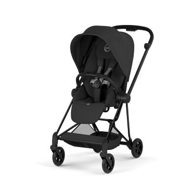 Poussette Duo Mios Confort Matt Black / Sepia Black avec Nacelle Pliable Cybex