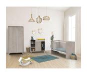 Lit 120x60 Sauthon Nova Gris Loft