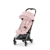 Poussette Cybex Coya Châssis Chrome Assise Peach Pink