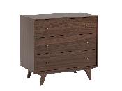 Commode 3 tiroirs Vox Mid Noisette