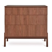 DUO LIT 120x60 + COMMODE QUAX ASHI CHATAIGNIER