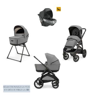 Poussette Quattro Aptica XT Canyon Grey Darwin Inglésina