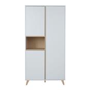 Armoire 3 portes Quax Loft white (blanc)