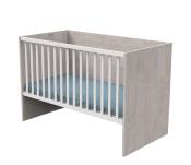 Lit 140x70 évolutif en lit junior 90x190 et 140x190 Sauthon Nova Gris Loft