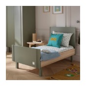 Duo Lit évolutif 140x70 + commode + plan a langer Sauthon Eléonore Kaki