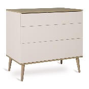 DUO LIT 120X60 + COMMODE QUAX FLOW ARGILE