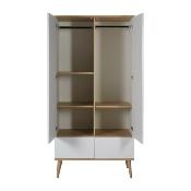 Armoire 2 portes Quax Flow White