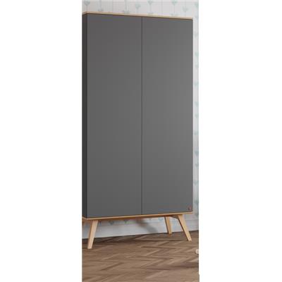 Armoire 2 portes Nature gris