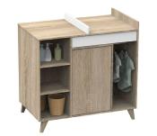 Commode  langer volutive Sauthon Nova Blanc Lin