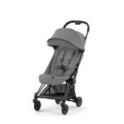 Poussette Cybex Coya Châssis Matt Black Assise Mirage Grey