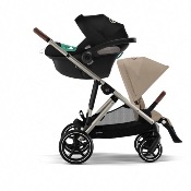 Poussette Gazelle S cybex Almond Beige (Taupe Frame)