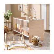 DUO LIT 140X70 EVOLUTIF + COMMODE 3 TIROIRS + PLAN A LANGER SAUTHON NATURE