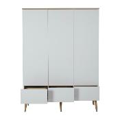 Armoire 3 portes Quax Flow White
