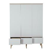 Armoire 3 portes Quax Flow White