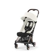 Poussette Cybex Coya Châssis Rosegold Assise Off White