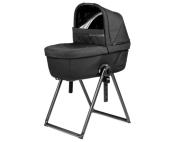 Poussette Trio Veloce + Siège auto Primo Viaggio SLK + Nacelle Culla Belvedere et support True Black Peg Perego
