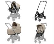Poussette Trio Peg Perego City Loop Vanilla Blend