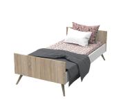 Lit combiné évolutif Sauthon Seventies rose
