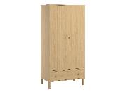 Armoire 2 portes 1 tiroir Vox Tela Bois