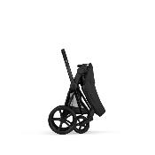 Poussette Duo Priam Matt Black / Sepia Black avec Nacelle Pliable Cybex