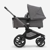 Poussette Bugaboo Fox 5 Combinée 2 en 1 Graphite / Gris Chiné