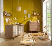Lit 120x60 + Commode + Plan à langer Sauthon Jazzy