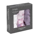 Lot de 3 langes Sauthon Mamzelle bou