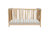 Lit Téthys Rotin Naturel Blanc 60x120 cm 