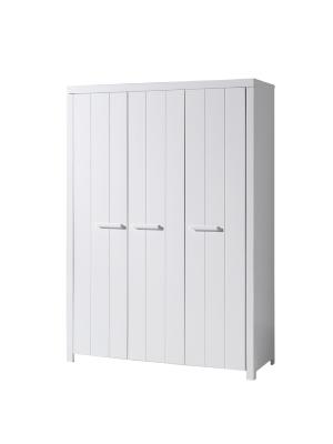 Armoire 3 Portes Vipack Erik Blanc