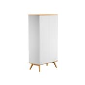 Armoire 2 portes Nature blanc