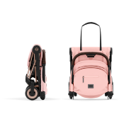 Poussette Cybex Coya Châssis Rosegold Assise Peach Pink