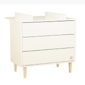 Dispositif à langer pour commode 3 tiroirs Paloma
