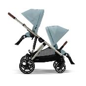 Poussette Cybex Gazelle S Stormy Blue châssis taupe
