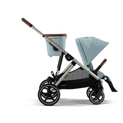 Poussette Cybex Gazelle S Sky Blue châssis taupe