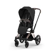 Poussette Duo Priam Confort Rosegold / Sepia Black avec Nacelle Pliable Cybex