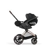 Poussette Duo Priam Confort Rosegold / Sepia Black avec Nacelle Pliable Cybex