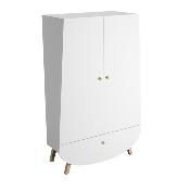 Armoire 2 portes Trapze Blanc Songes et Rigolades