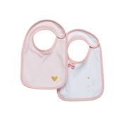 Lot de 2 bavoirs Sauthon Mila