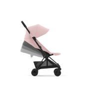 Poussette Cybex Coya Châssis Chrome Assise Peach Pink