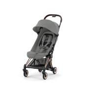 Poussette Coya Cybex Châssis Rosegold Assise Mirage Grey