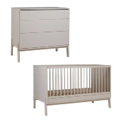 DUO LIT 140X70 + COMMODE QUAX ASHI ARGILE