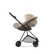 Poussette Duo Mios Confort Matt Black / Cozy Beige avec Nacelle Pliable Cybex