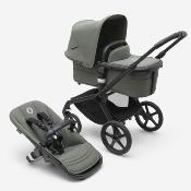 Poussette Bugaboo Fox 5 Combiné 2 en 1 Black / Forrest Green