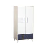 Armoire 2 portes 1 tiroir Sauthon Hello