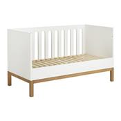 Lit 140x70 transformable Quax Indigo white (blanc)