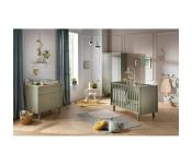 Commode 2 ptes 1 tiroir Eleonore Kaki