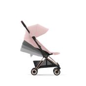 Poussette Cybex Coya Châssis Rosegold Assise Peach Pink