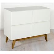 Commode 4 tiroirs Quax Trendy white (blanc)